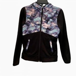 The North Face Jacket Hoodie Girls Size Large 14/16 Black